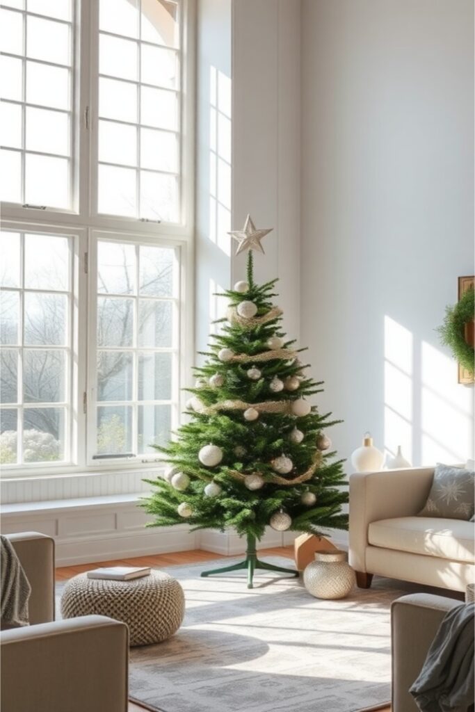 Minimalist Christmas Decor Coffee Table