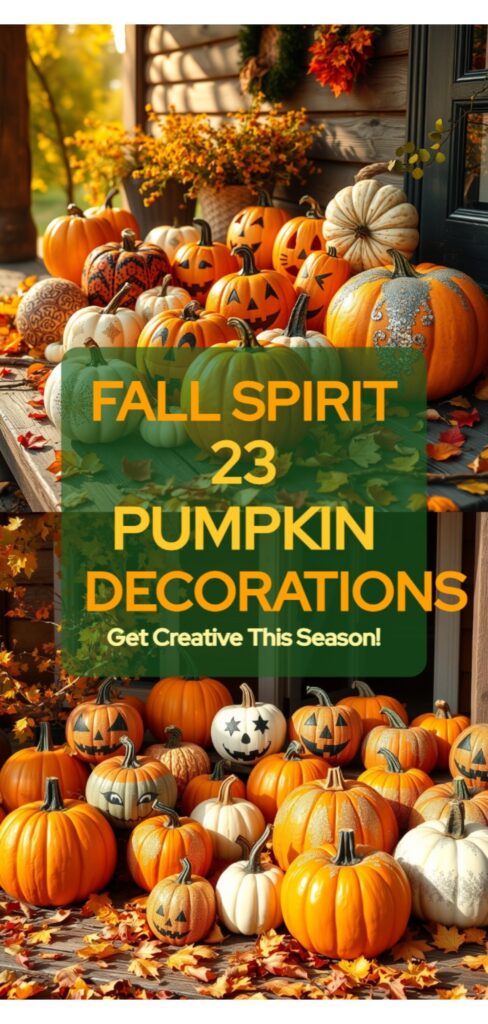 Creative Pumpkin Decorating Ideas