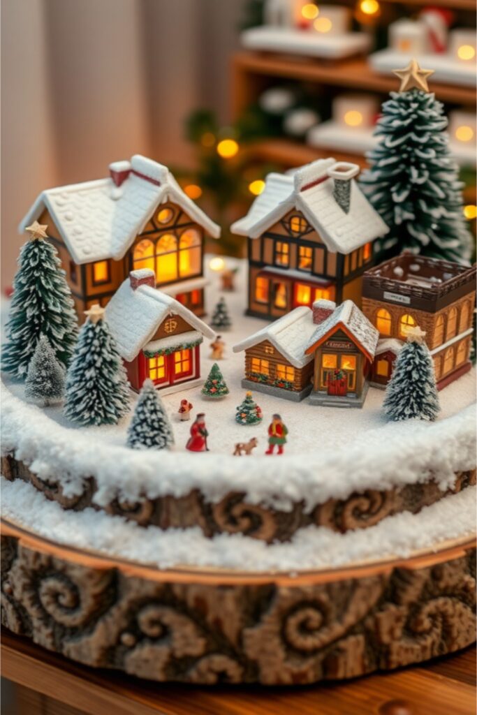 Best Christmas Village Display Platform Ideas