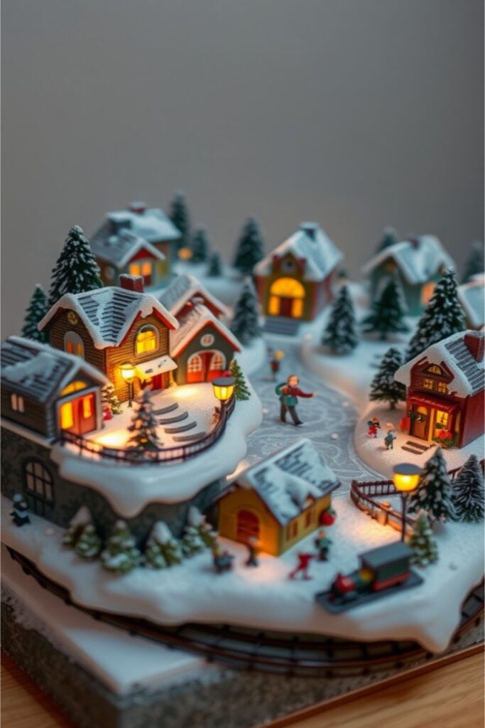 Best Christmas Village Display Platform Ideas